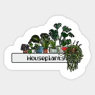 houseplants Sticker